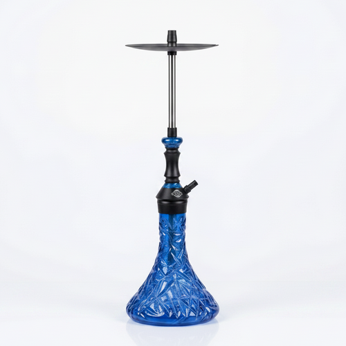 Blue hookah studio shot